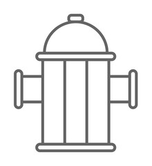 Emergencies, fire hydrant icon. Element of emergencies icon. Thin line icon for website design and development, app development