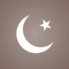 Symbol from the flag of Pakistan