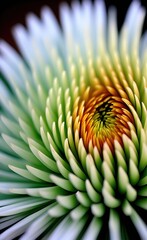close up of a flower created with Generative AI technology