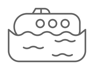 Emergencies, lifeboat icon. Element of emergencies icon. Thin line icon for website design and development, app development