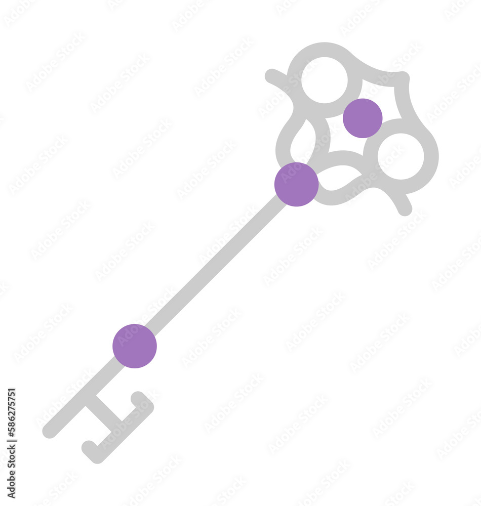 Aufkleber key esoteric icon. simple color elements of esoteric icons for ui and ux, website or mobile applicat