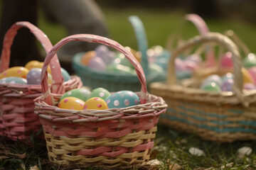 Fototapeta na wymiar Easter baskets