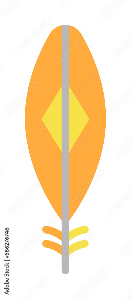 Poster wing bird icon. simple color elements of feather icons for ui and ux, website or mobile application