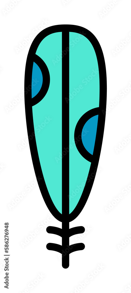 Poster wing bird icon. simple color with outline elements of feather icons for ui and ux, website or mobile