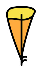 Wing bird icon. Simple color with outline elements of feather icons for ui and ux, website or mobile application