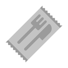 Food delivery, cutlery, disposable, eat, food restaurant color icon