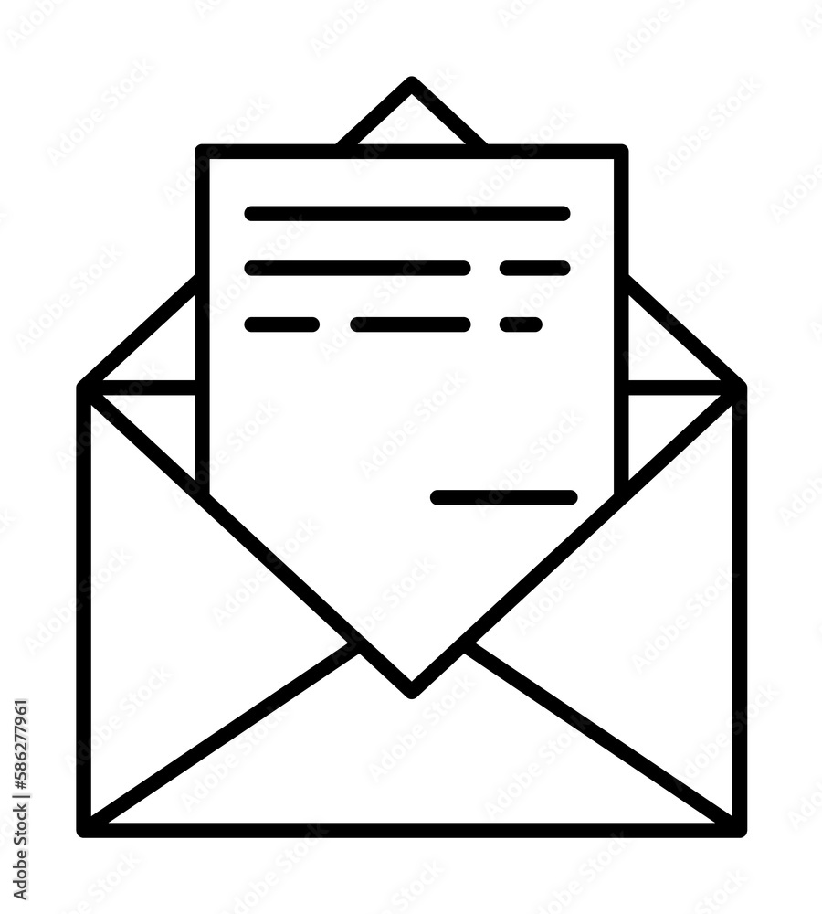 Aufkleber send mail icon. element of global logistics icon for mobile concept and web apps. thin line send mai