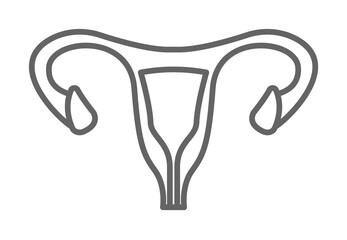 health, gynecology, vagina, uterus. Element of health icon. Thin line icon for website design and development, app development. Premium icon