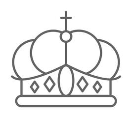 Crown, Holland icon. Element of Holland icon. Thin line icon for website design and development, app development. Premium icon
