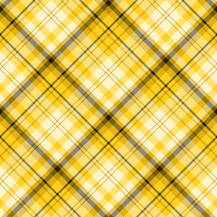 Seamless pattern in unusual bright yellow colors for plaid, fabric, textile, clothes, tablecloth and other things. Vector image. 2