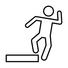 human, accident, insurance icon. Element of insurance icon. Thin line icon for website design and development, app development. Premium icon