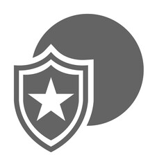 Favorite protection, global guard, global security, internet connections, shield star icon