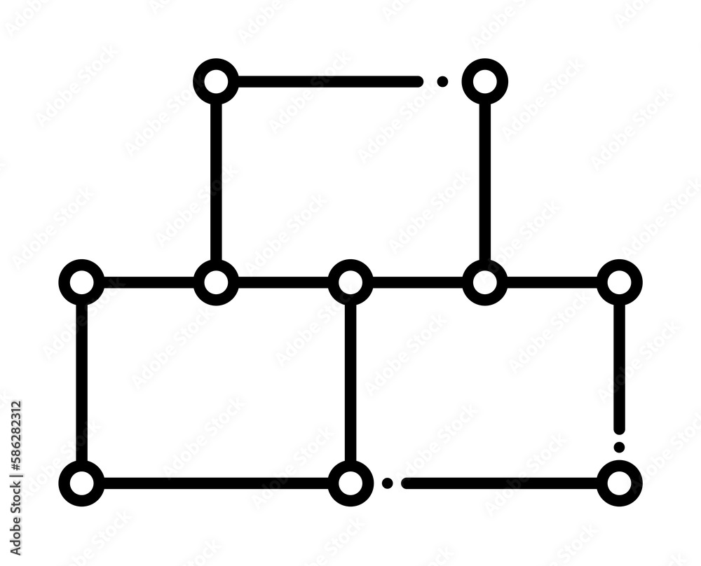 Aufkleber connect, internet technology icon. element of internet technology icon for mobile concept and web ap