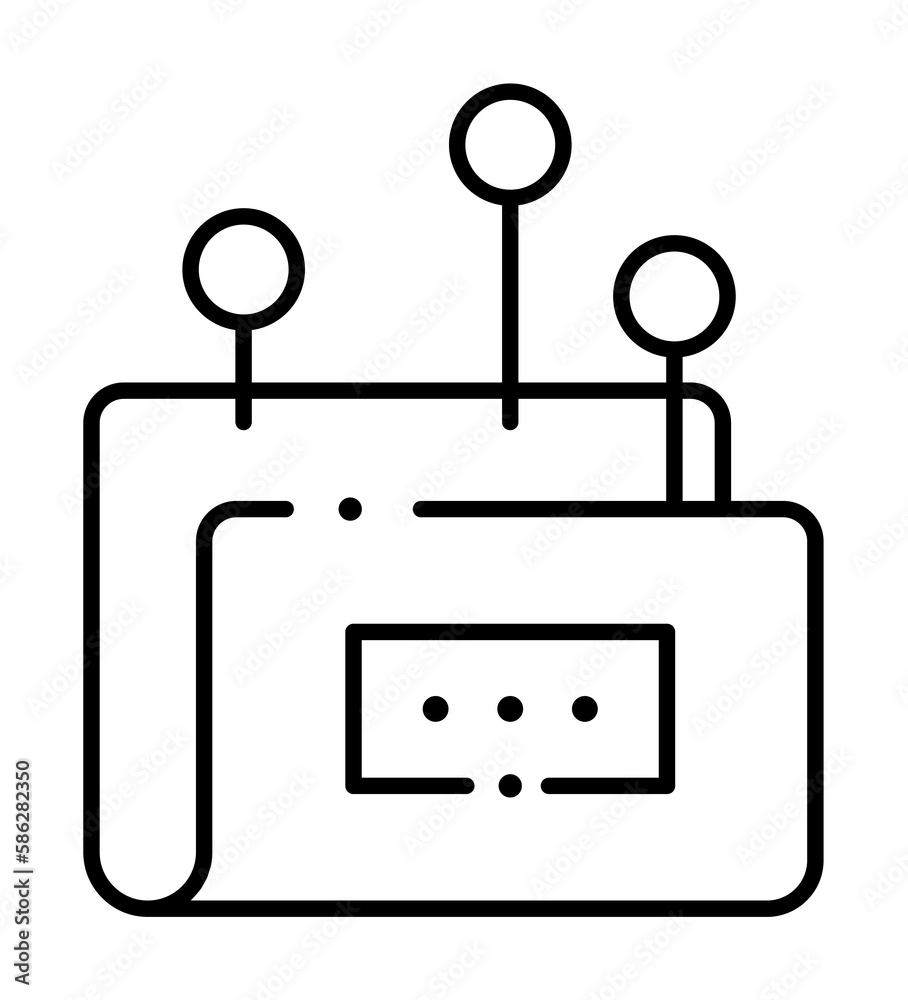 Aufkleber network, internet technology icon. element of internet technology icon for mobile concept and web ap