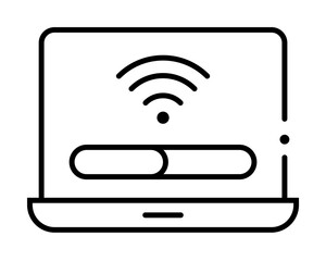 loading, internet technology icon. Element of internet technology icon for mobile concept and web apps. Thin line loading, internet technology icon can be used for web and mobile