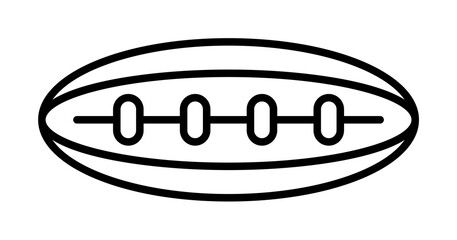 rugby, Ireland, sport icon. Element of Ireland culture icon. Thin line icon for website design and development, app development. Premium icon