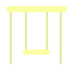 Swing, toy icon. Simple color elements of kindergarten icons for ui and ux, website or mobile application