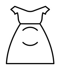 Maternity, clothe icon. Element of maternity culture. Thin icon for website design and development, app development. Premium icon