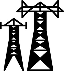 Transmission icon. Ecology concept icon style