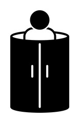 cryotherapy, freezing icon. Element of harmful things icon for mobile concept and web apps. Detailed cryotherapy, freezing icon can be used for web and mobile