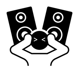 music man icon. Element of harmful things icon for mobile concept and web apps. Detailed music man icon can be used for web and mobile