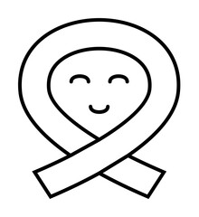 Peace love cure icon. Element of peace day icon