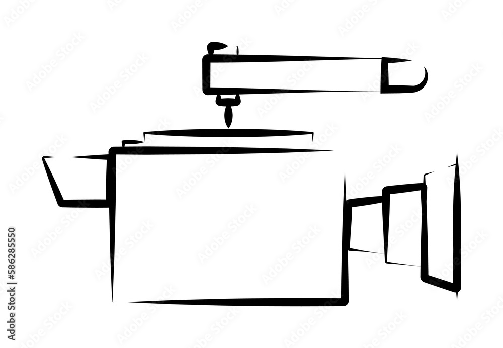 Poster camera outine logo style icon. element of photo icon for mobile concept and web apps. outline camera