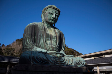 Great Buddha of Kotoku-in Temple in Kamakura Kanagawa Japan
