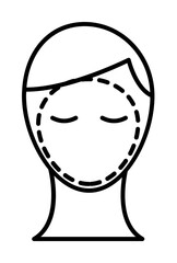 anti age surgery icon. Element of plastic surgery icon for mobile concept and web apps. Thin line anti age surgery icon can be used for web and mobile