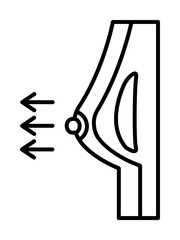 breast implant icon. Element of plastic surgery icon for mobile concept and web apps. Thin line breast implant icon can be used for web and mobile