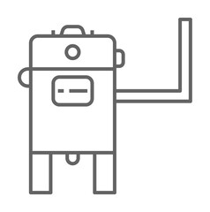 Plumber, boiler icon. Element of plumber icon. Thin line icon for website design and development, app development. Premium icon