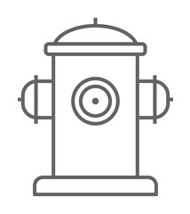 Plumber, hydrant icon. Element of plumber icon. Thin line icon for website design and development, app development. Premium icon
