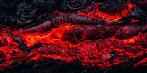 Lava from a volcano texture 