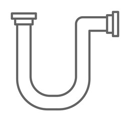 Plumber, valve, water icon. Element of plumber icon. Thin line icon for website design and development, app development. Premium icon