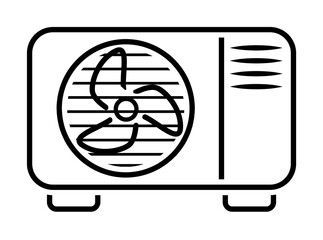 conditioner, cooling, system, split icon. Element of plumbing and heating icon for mobile concept and web apps. Detailed conditioner, cooling, system, split icon