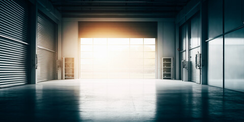 Roller door or roller shutter using for factory, warehouse or hangar