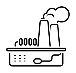 factory, pollution, center, industry icon. Element of earth pollution icon for mobile concept and web apps. Detailed factory, pollution, center, industry icon can be used for web