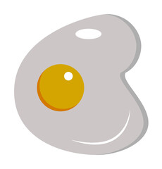 omelette colored illustration. Element of colored food icon for mobile concept and web apps. Detailed omelette icon can be used for web and mobile