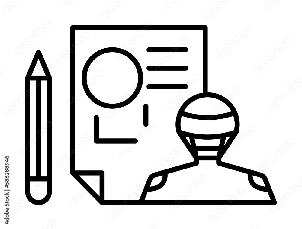 Aufkleber data, design icon. element of robotics engineering for mobile concept and web apps icon. thin line i