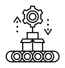 assemble robotics icon. Element of robotics engineering for mobile concept and web apps icon. Thin line icon for website design and development, app development. Premium icon