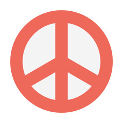 Circular icon. Simple color elements of rock n roll icons for ui and ux, website or mobile application