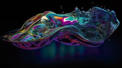 Obraz premium Graceful aquatic abstraction