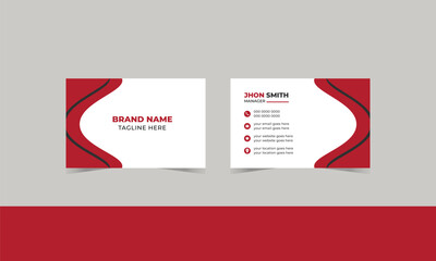 Corporate Modern Business Card Design Template Creative and Clean Business Card Name
Name Card Visiting Card Simple Card Vector Design Unique Business Card Design
