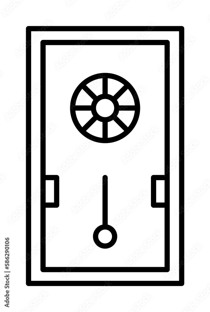 Aufkleber smart motion sensor icon. element of smart house icon for mobile concept and web apps. thin line sma