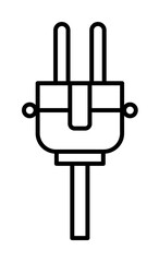 Smart plug icon. Element of smart house icon for mobile concept and web apps. Thin line Smart plug icon can be used for web and mobile