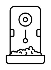 Smart Pet food icon. Element of smart house icon for mobile concept and web apps. Thin line Smart Pet food icon can be used for web and mobile