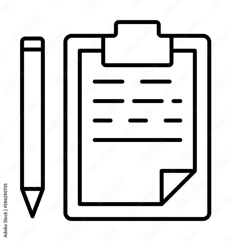 Aufkleber writing on paper icon. element of sturt up icon for mobile concept and web apps. thin line writing o