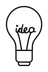 idea icon. Element of sturt up icon for mobile concept and web apps. Thin line idea icon can be used for web and mobile