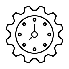 time is money icon. Element of sturt up icon for mobile concept and web apps. Thin line time is money icon can be used for web and mobile