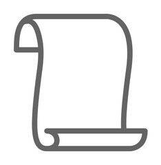 Old manuscripts icon. Element of theatre icon. Thin line icon for website design and development, app development. Premium icon